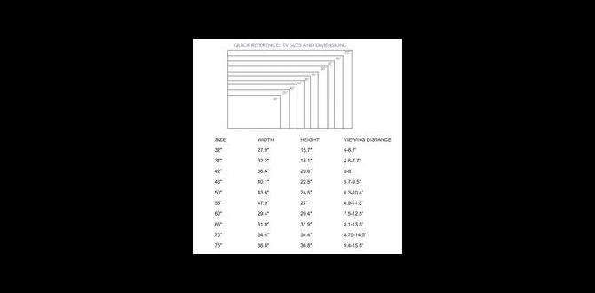 Standard TV Dimensions