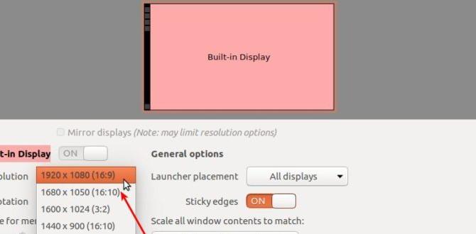 Steps to Cange Screen Resolution in Ubuntu